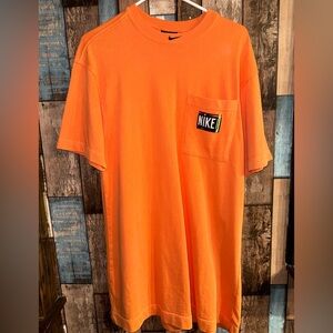 Nike Women's Bright Orange T Shirt Dress